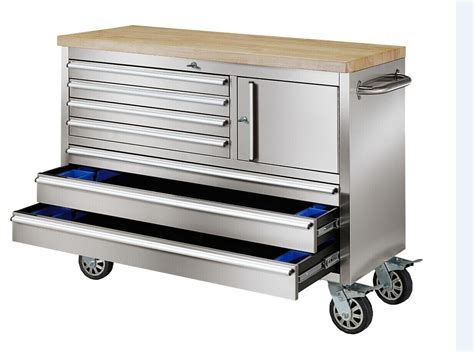 stainless steel tool cabinets on wheels|rolling stainless steel toolbox shelves.